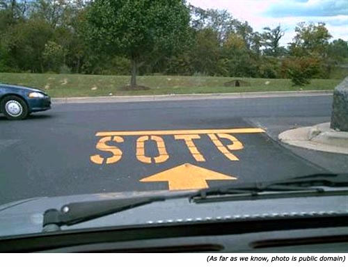 Silly and funny stop signs: SOPT!