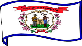 West Virginia flag West Virginia flag