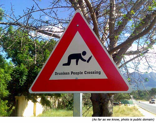 funny quotes about stupid people. Drunken People Crossing! Funny