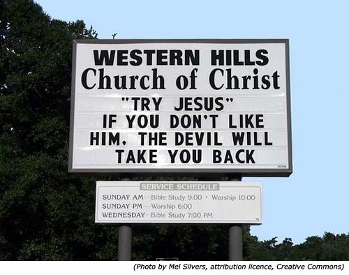 funny church signs. Funny church signs from