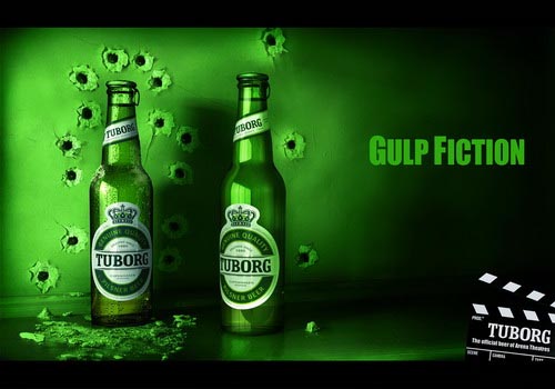 Tuborg ads - Gulp Fiction