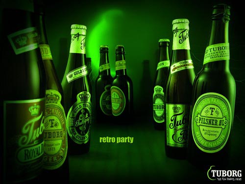 Tuborg ads - Retro Party - the best beer ads.