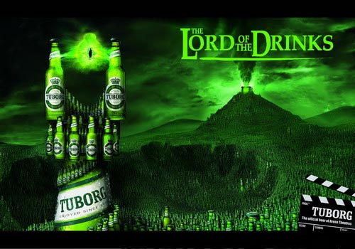 Tuborg beer commercial - The Lord of the Drinks! Great alcohol ads
