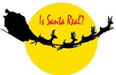Yellow Moon Sleigh Reindeers Silhouette: Is Santa Claus Real?