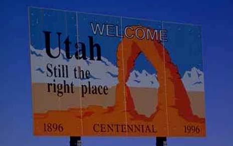 Utah state slogan: This is still the right place