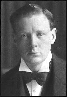Photo of a very young Winston Churchill.