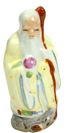 Confucius Say Jokes - chinese porcelain doll figurine