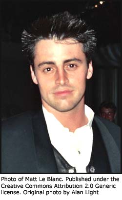 Photo of Matt LeBlanc (Joey) from Friends
