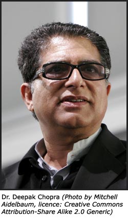 Photo of Dr. Deepak Chopra.