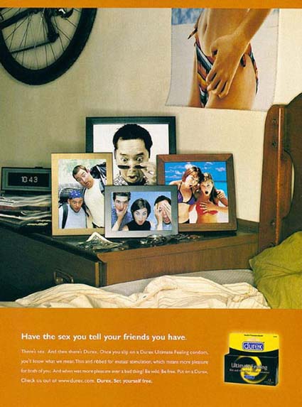 Durex commercial: really funny ads, photos of friends by the bed
