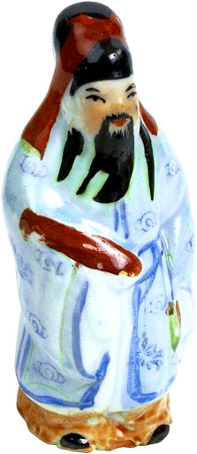 Funny Confucius Jokes - Chinese porcelain figurine
