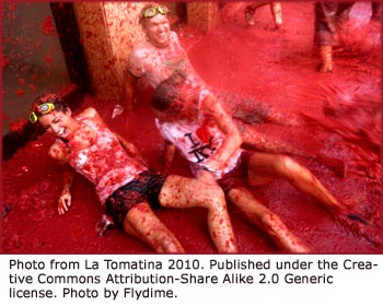Funny Interesting Facts: funny photo from La Tomatina.