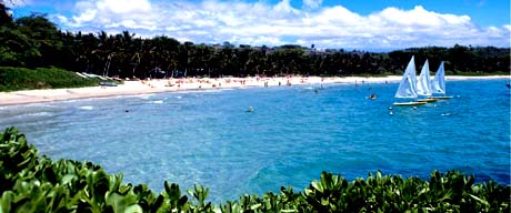 Hawaii nickname: Paradise of the Pacific - picture of beautiful beach