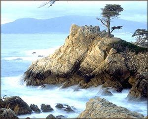 Beautiful photo of rocks and the sea.