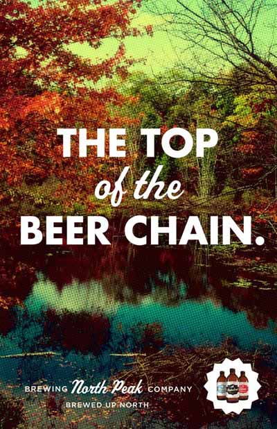 North Peak beer commercial - The Top of the Beer Chain.