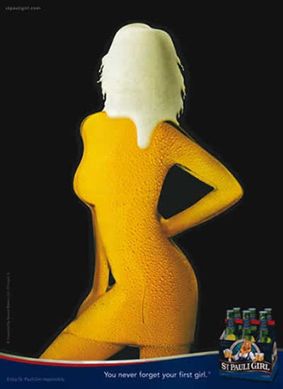 St. Pauli Girl beer commercial 