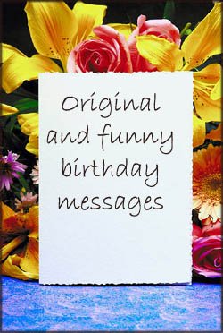 Writing funny birthday greetings on your birthday cards.