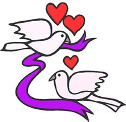 Cute Teenage Love Quotes - love birds red love heart drawing