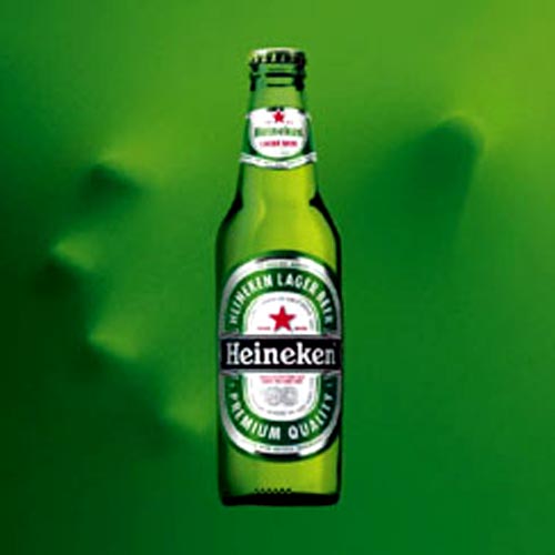 Heineken beer commercial - hand reaching for the Heineken