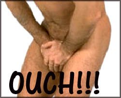 Funny inspiring stories about love: John Bobbitt. Nude man covering his penis.