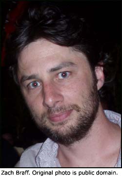 Photo of JD Dorian from Scrubs (played by Zach Braff).