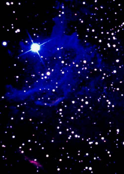 Picture of dark night sky with lots of shining stars.